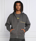 Худи off placed instit zip-through CALVIN KLEIN JEANS - серый(J30J321888)
