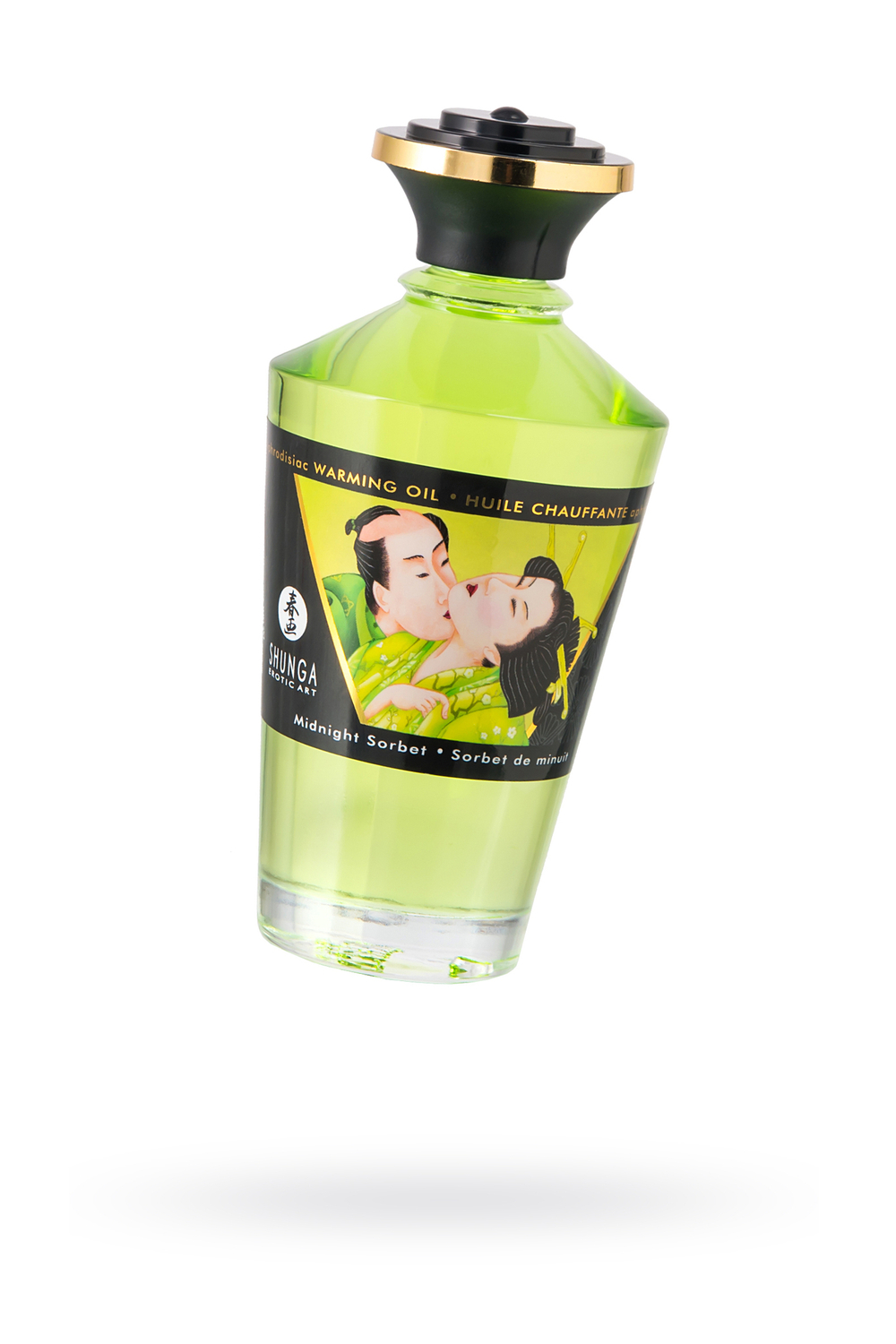 Массажное масло Shunga Полночный щербет возбуждающее натуральное 100 мл