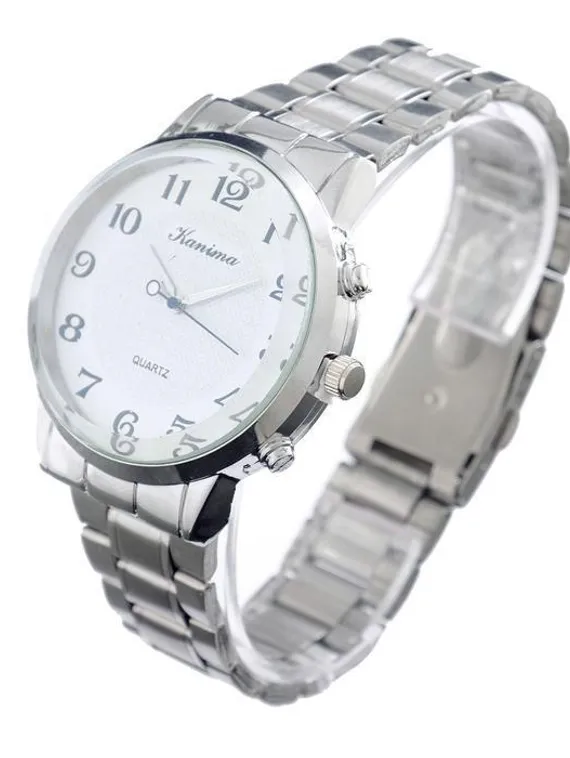 Часы наручные мужские &quot;Kanima&quot;, плавный ход, ремешок 8 и 8 х 1 см, d=4.2 см