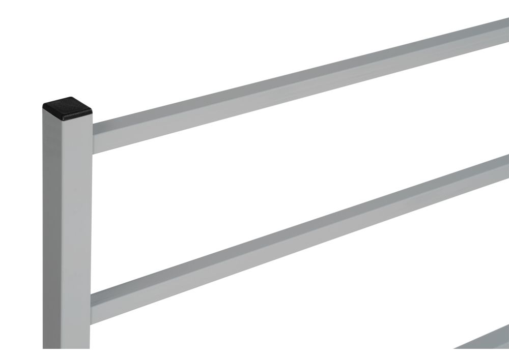 Полутораспальная кровать Фади 140х200 серая