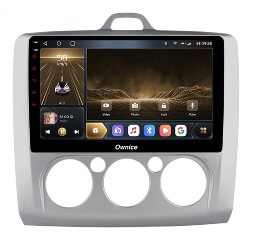 Штатная магнитола OWNICE OL-9201-A-N для Ford Focus II 2004-2011 с климат-контролем на Android 12.0