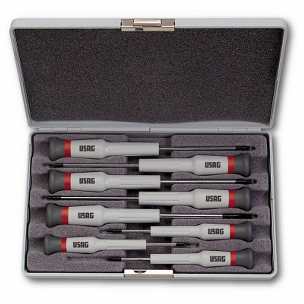 329 N/S8 Набор из 8 отверток для слот-головок и винтов Phillips®, USAG (Италия)