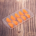 Форма для льда пластиковая с силиконом «Апельсин»