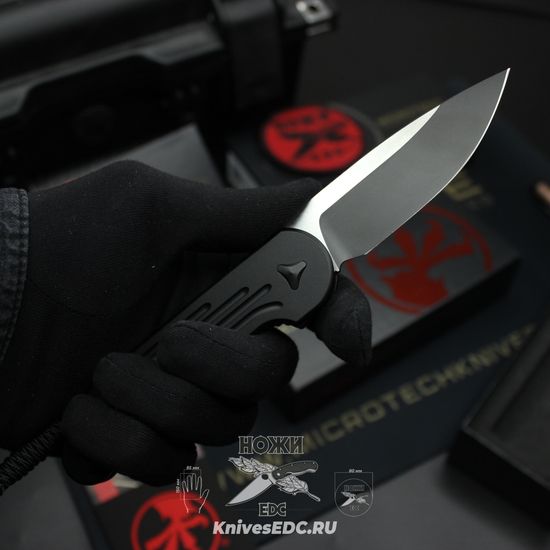 Автоматический нож Microtech LUDT 135-1T c клинком из стали M390, рукоять алюминий