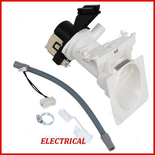 Сливной насос 34W к стиральной машине Whirlpool в сборе (481231028144)