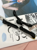 Застежка клевант узел черная (китайская пуговица)