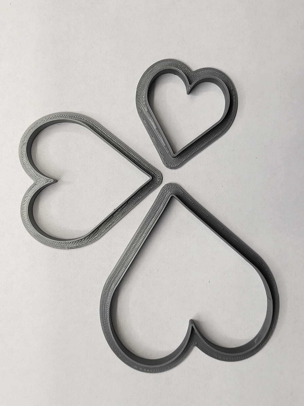 Комплект форм для печенья "Сердца 3"