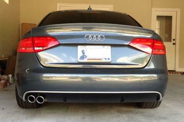 Диффузор заднего бампера V.2 для Audi A4 B8 2007-2012 Sedan/Avant