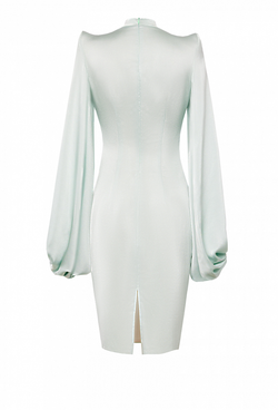 Платье-футляр мятное 08-04-21SS