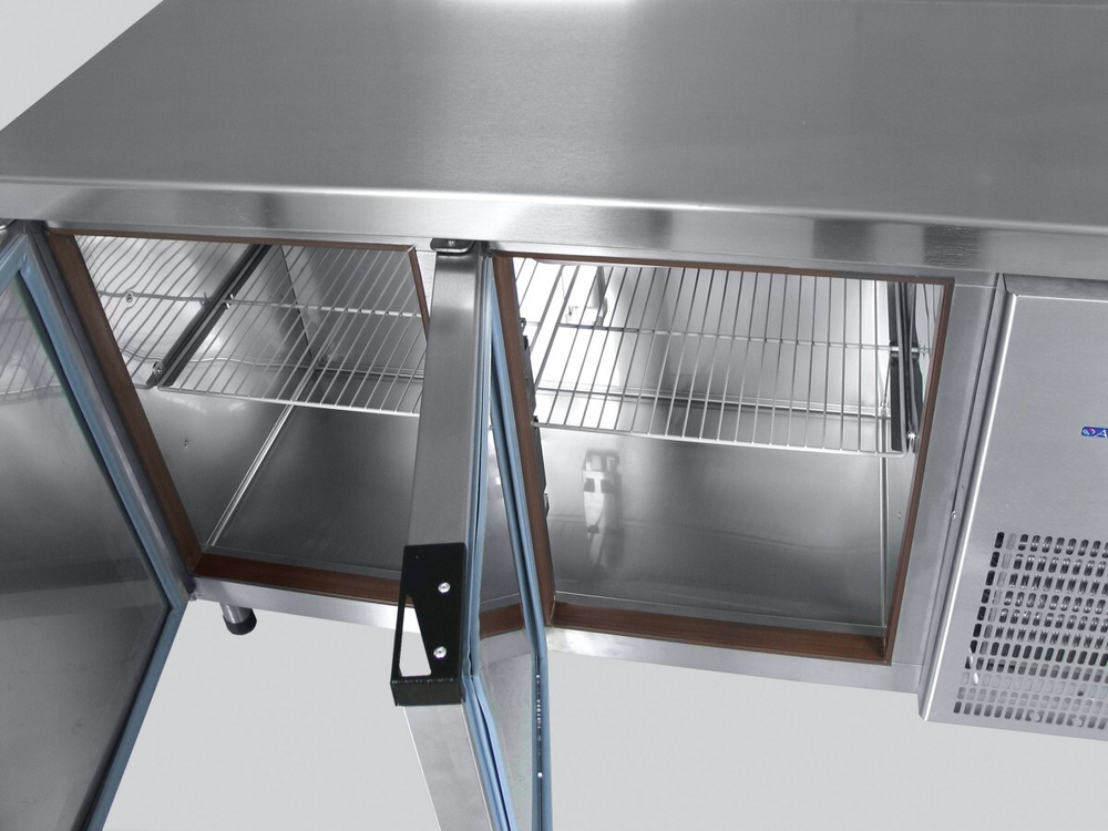 Стол холодильный среднетемпературный СХС-60-01-СО (2 двери) с охлаждаемой столешницей