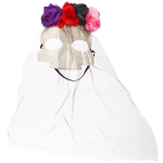 Маска карнавальная «Helloween - Цветочная печаль», микс