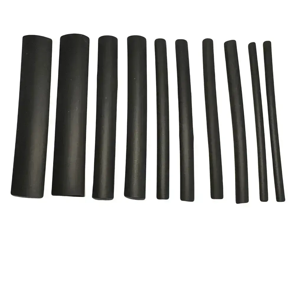 Трубка термоусаживаемая (клеевая), набор 10шт по 10см (3/4,8/6/9/12мм)