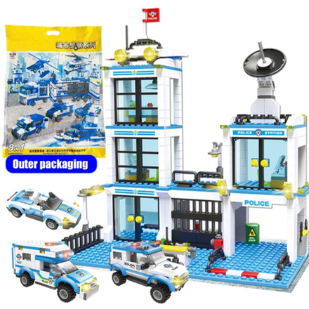 Конструктор Полицейский участок 818 750 деталей