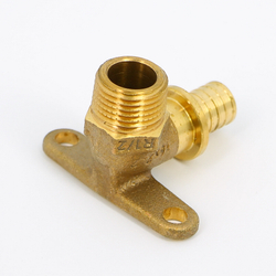 Водорозетка надвижная Н латунная REHAU 16 x 1/2" RAUTITAN бронза RX+ ( угол установочный Рехау )