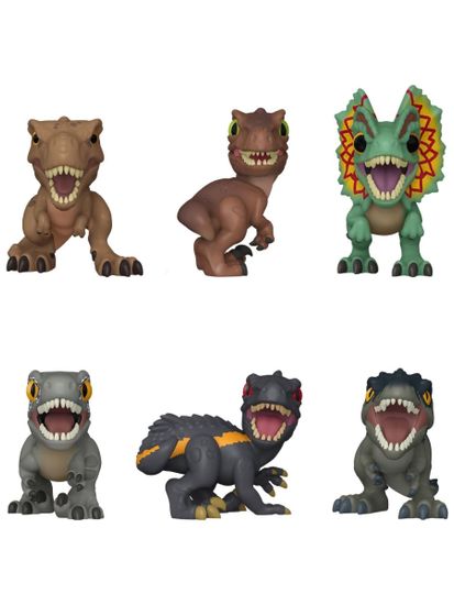 Фигурка Funko Minis Jurassic Park & World 1 штука в ассортим (из 6) 87858 / Фигурка Фанко Минис по мотивам франшизы "Мир юрского периода"