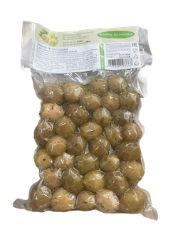 ОЛИВКИ ХАЛКИДИКИ с косточкой в оливковом масле, 200 гр., RAFOS OLIVEIRA