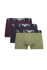 Трусики-боксеры 3шт. Emporio Armani - разноцветная(111357 4F715)