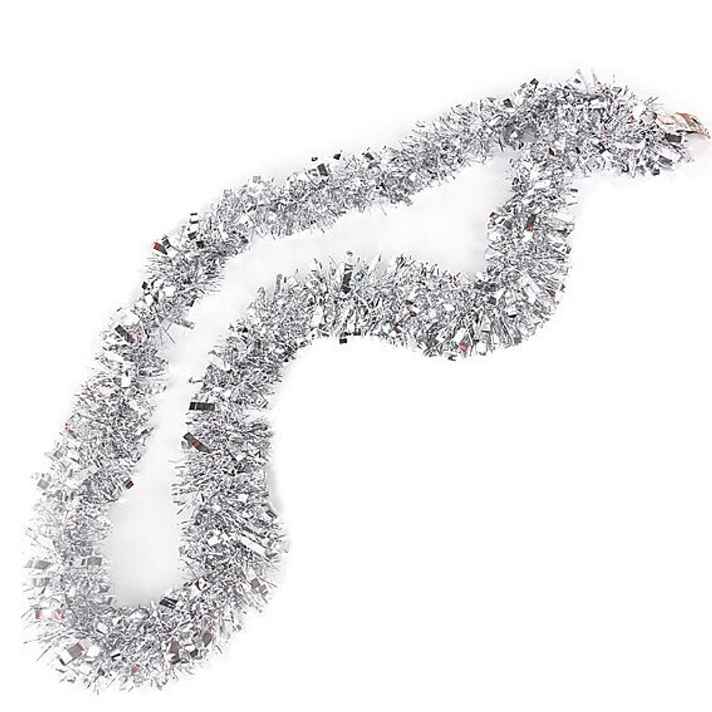 Мишура 2м 9см «Зимушка» серебро