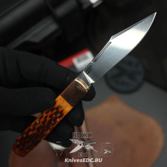 Нож KERSHAW Culpepper 4383BJB с клинком из стали D2, рукоять Кость / Латунь