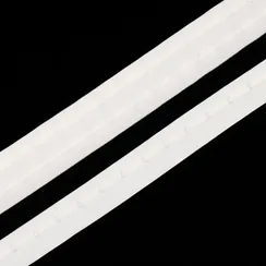 Крючки на ленте двухрядные молочно-белый