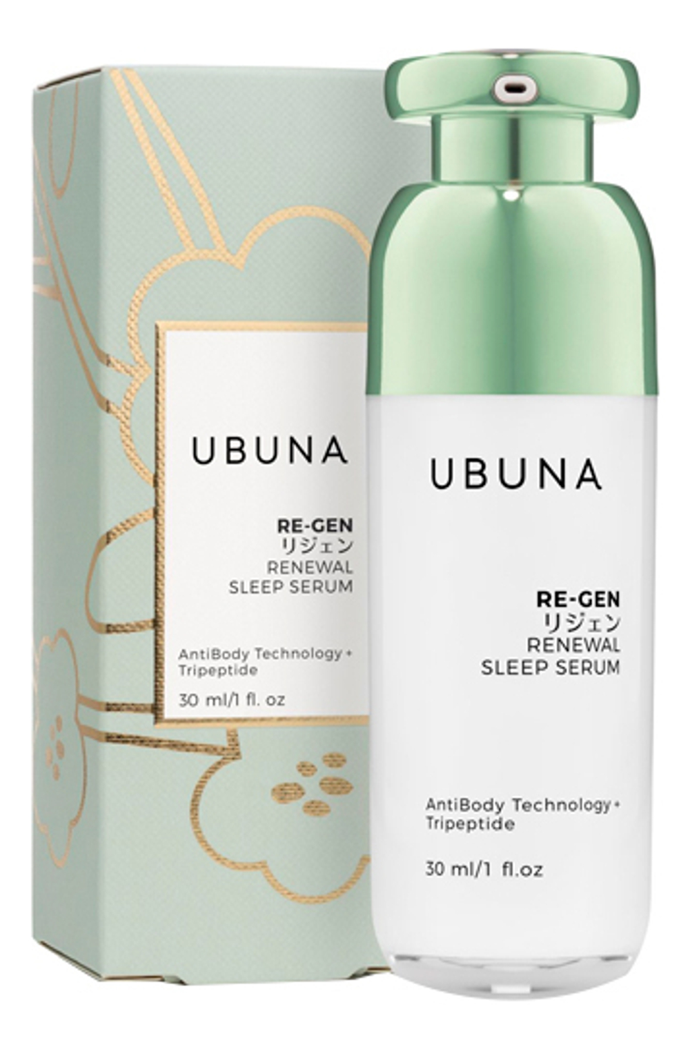 UBUNA Обновляющая ночная сыворотка Re-Gen Renewal Sleep Serum 30 мл