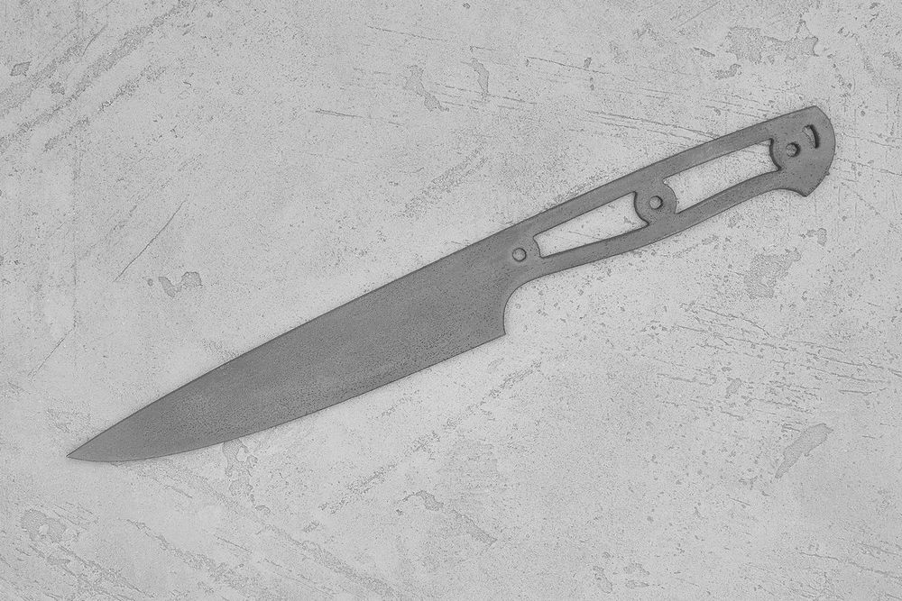 Заготовка для ножа, сталь VG-10 2,8мм. Модель "Аппарель НУ145" с клинком 145мм, ТО 62-63HRC