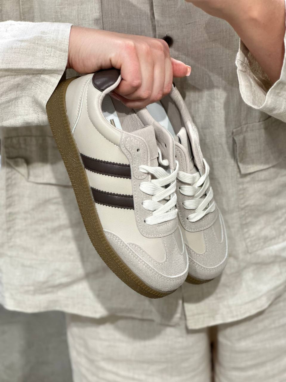 Кеды из эко кожи