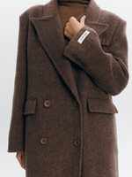 Двубортное пальто