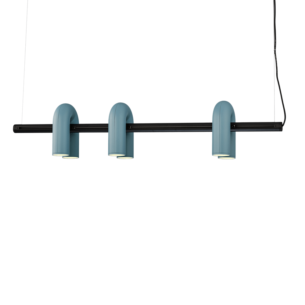 Pendant design lamp-трек Cirkus by AGO Lighting (Blue)