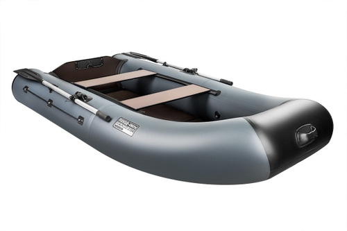 Поход-280TК слань+киль серый (лодка ПВХ под мотор)