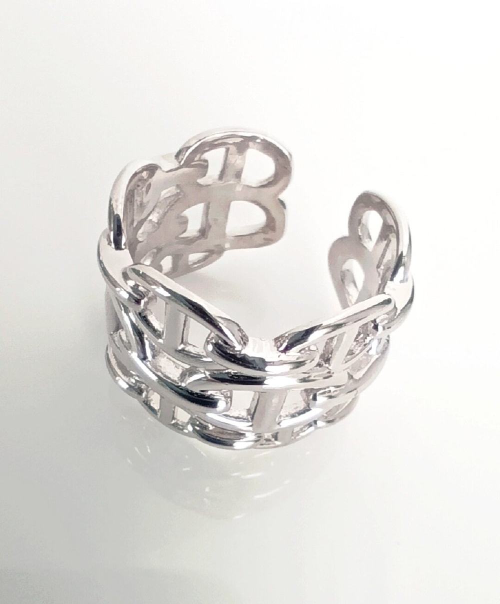 Кольцо серебряное Эстерелла,  925 проба, родированное/Ф