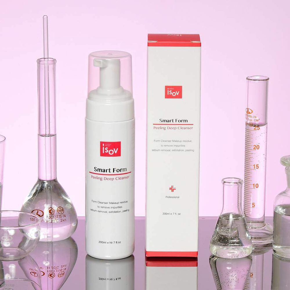 ISOV Sorex Smart Foam Peeling Cleanser | Пенка с АНА кислотами, 200 мл