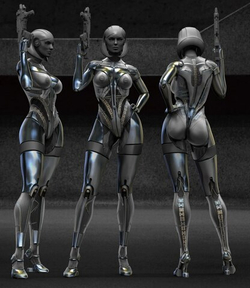 Фигурка Сьюзи масс эффект Edi Mass Effect