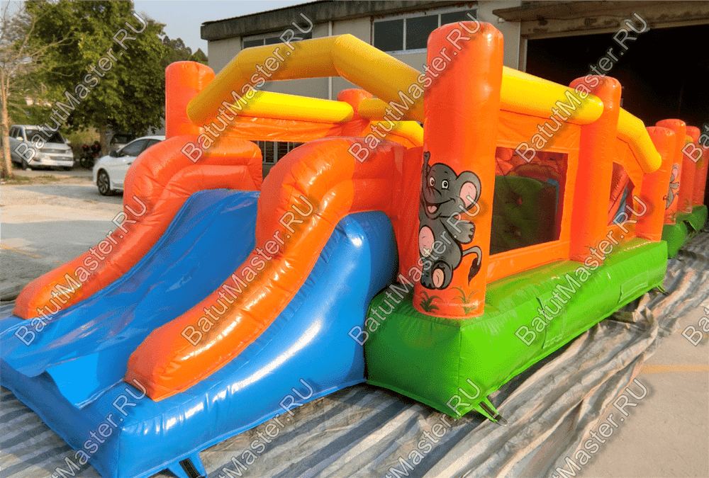 Надувной батут "Попрыгунчик" с принт-печатью