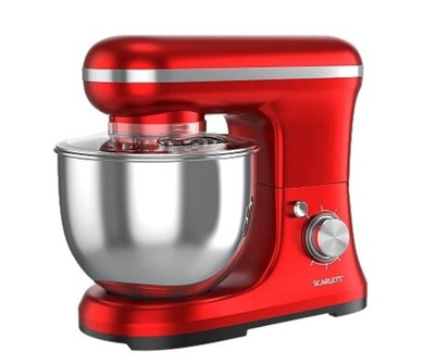 Планетарный миксер Scarlett SC-SM10S51 (красный)