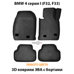 Автомобильные коврики ЭВА с бортами для на BMW 4 серия I (F32, F33)