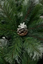 Большая елка с шишками «Снежная королева» (Пвх) 4 м