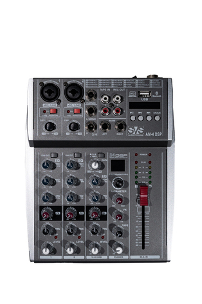 SVS Audiotechnik mixers AM-4 DSP Аналоговый микшерный пульт, 4-канала