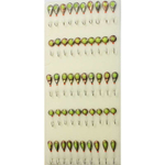 Мормышка металлическая с фосфорной каплей №33 крючок №10