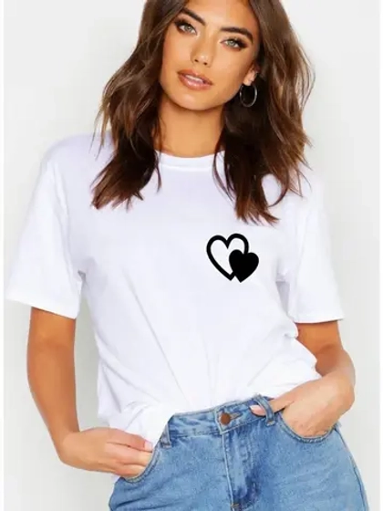 Футболка с сердцем