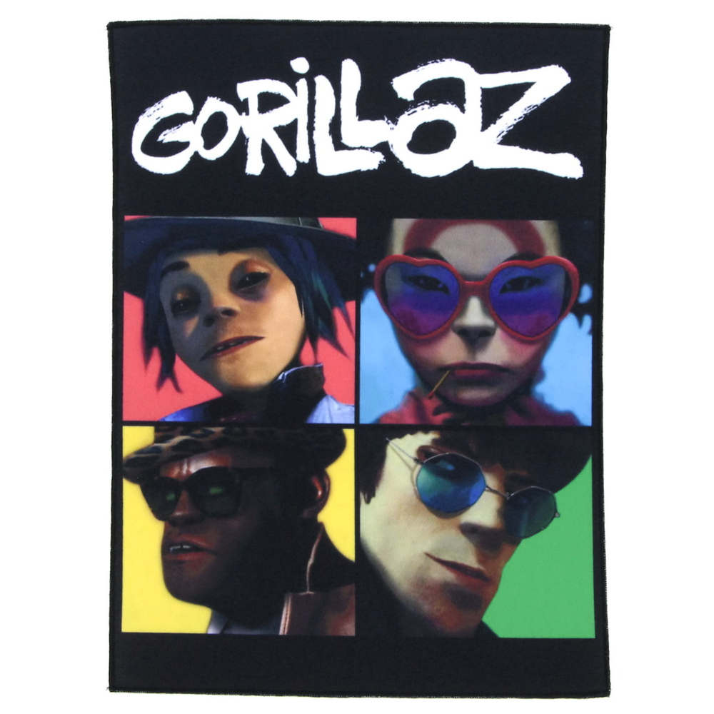 Нашивка спиновая Gorillaz