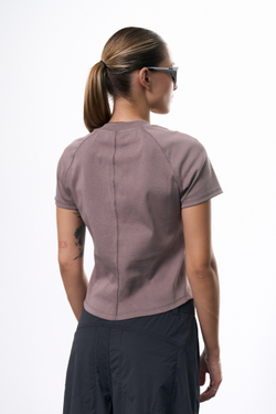 Футболка Blue Monte Henry's Short-Sleeved T-Shirt "Yunzhi Brown" Women's
