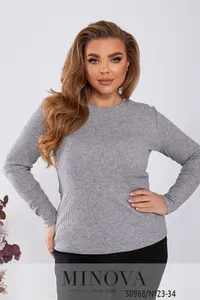 Водолазка 23-34-светло-серый Minova