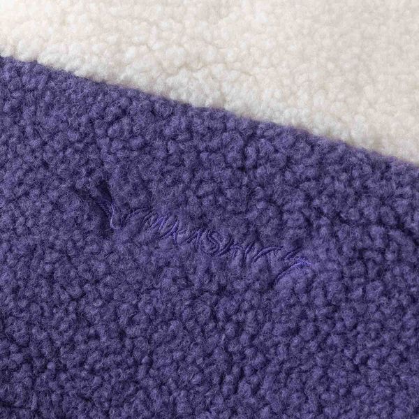 Куртка Furry Big Logo HTF белая/фиолетовая - фото 6