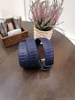 Ремень из кожи питона AC-81