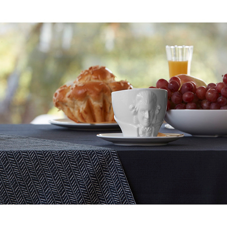 Чайная пара 260мл Talent Wolfgang Amadeus Mozart белая