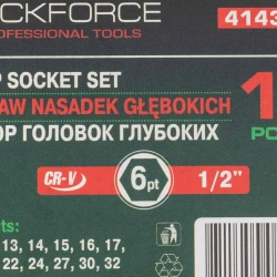Набор головок глубоких 14пр. 1/2''в мет.кейсе RockForce RF-4143-5