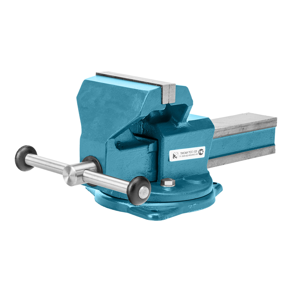 Тиски слесарные, 125 мм, поворотные (Глазов)