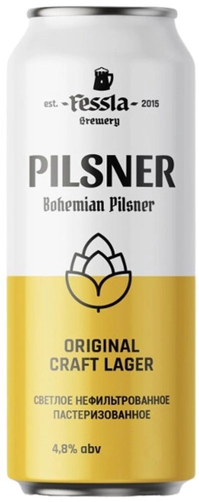 Пиво Фессла Пилснер / Fessla Pilsner 0.45 - банка