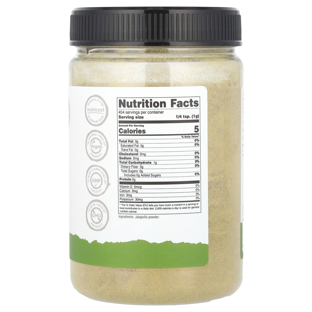 Nutricost, Pantry, порошок халапеньо, 454 г (16,2 унции)